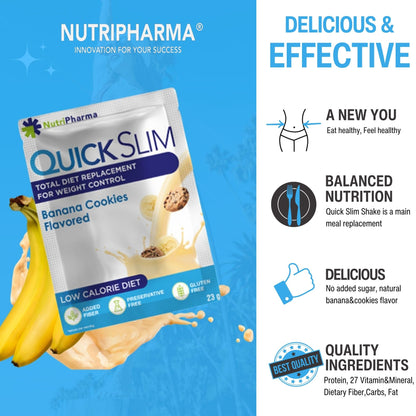 Quick Slim-Shakes zur Gewichtsabnahme