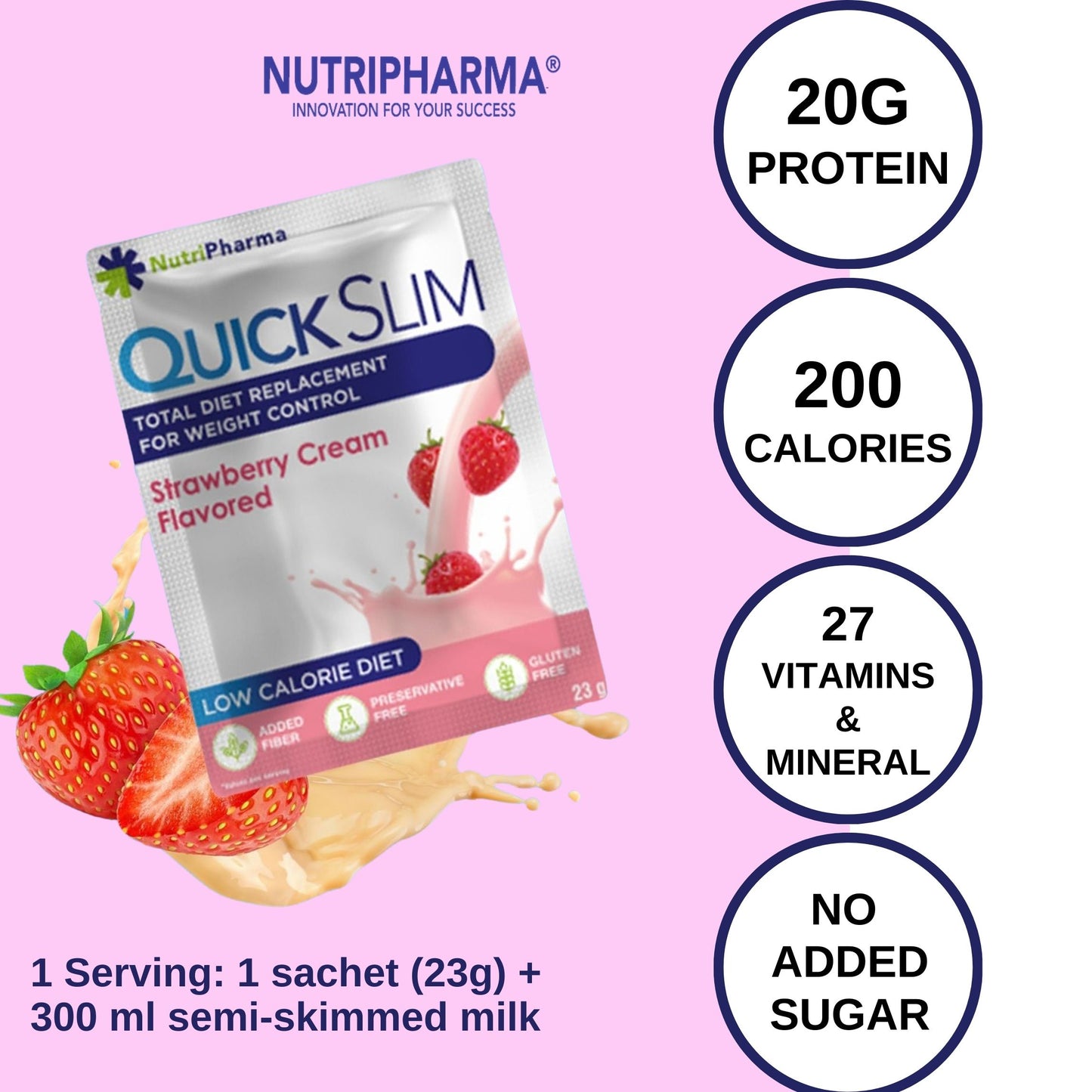 Quick Slim-Shakes zur Gewichtsabnahme