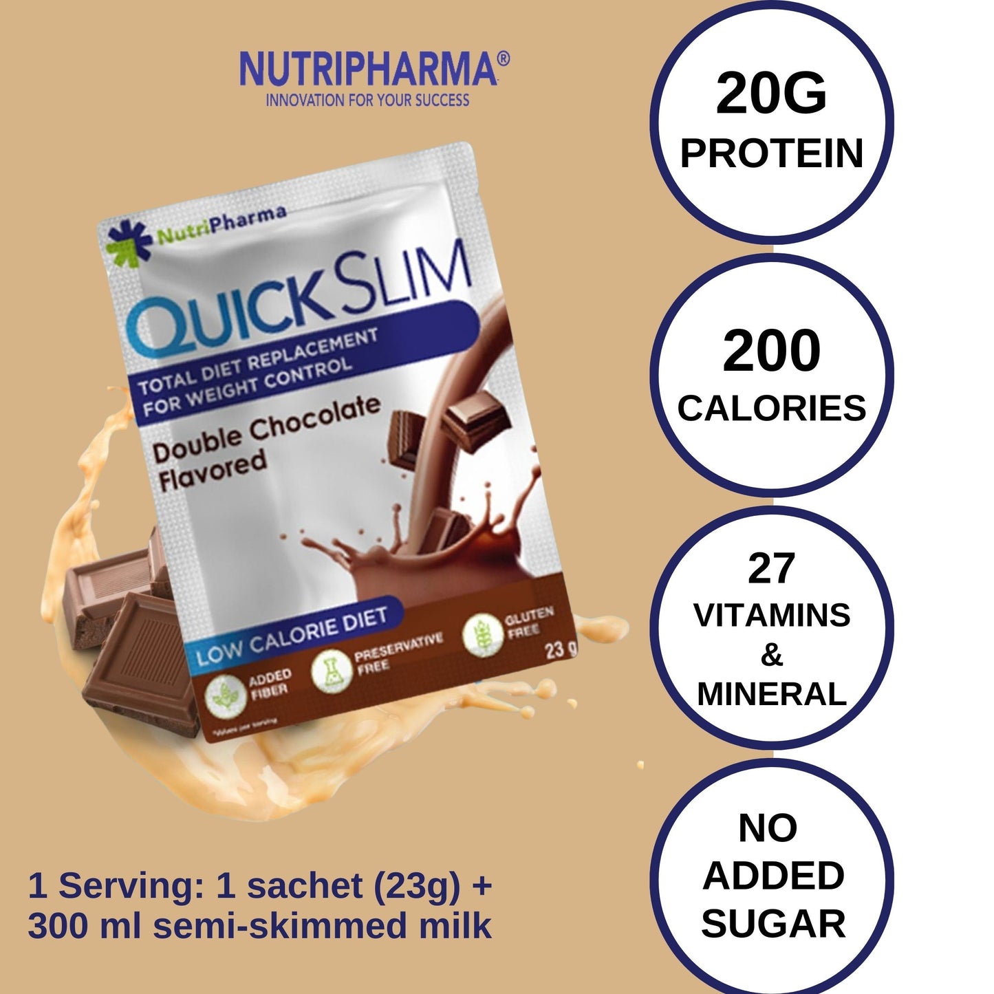 Quick Slim-Shakes zur Gewichtsabnahme